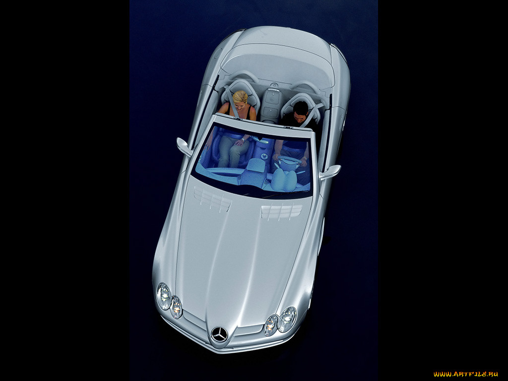 1999, mercedes, benz, vision, slr, roadster, 